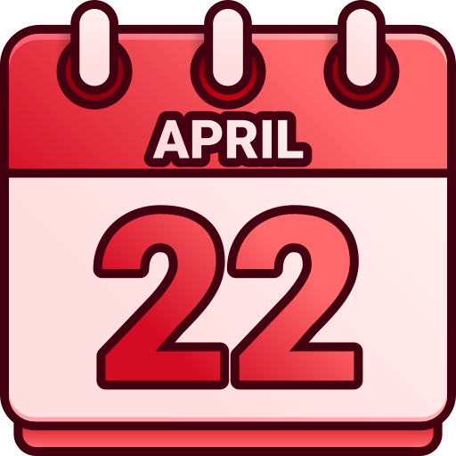 22. april Generic gradient lineal-color icon