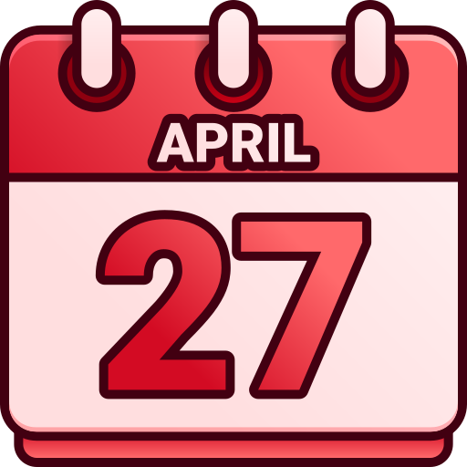 27 de abril Generic gradient lineal-color icono