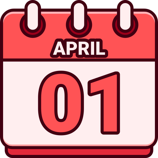 April 1 Generic color lineal-color icon