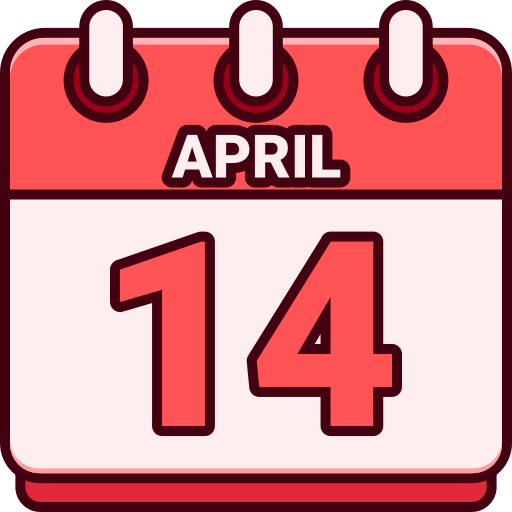 14. april Generic color lineal-color icon