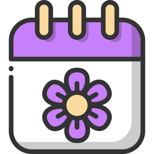 frühlingskalender Generic color lineal-color icon