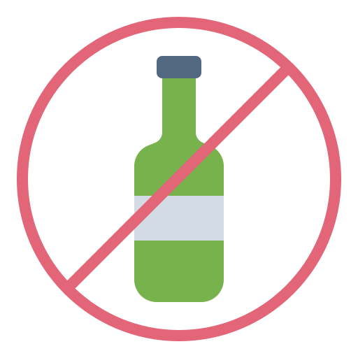 no alcohol Generic color fill icono