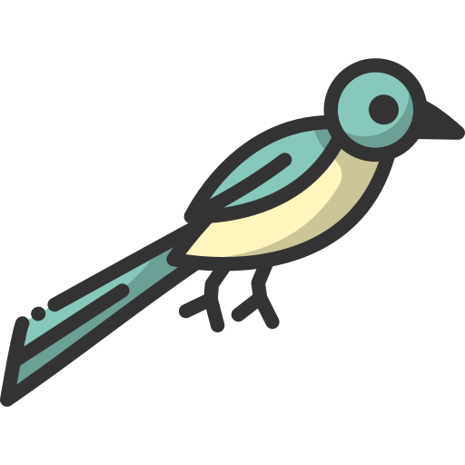 鳥 Generic color lineal-color icon