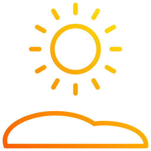 Sunrise Generic gradient outline icon