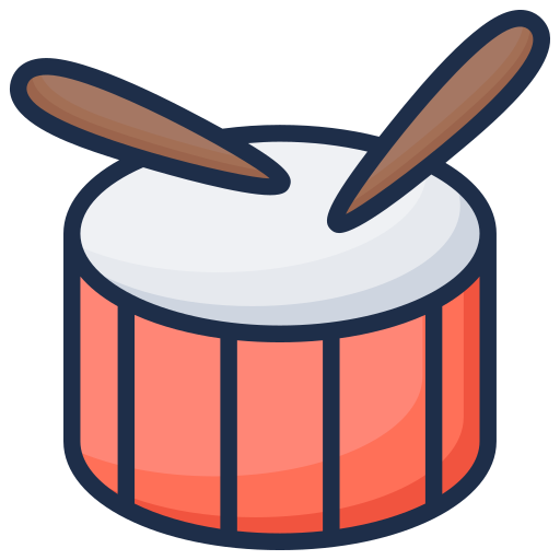 Drum Generic color lineal-color icon