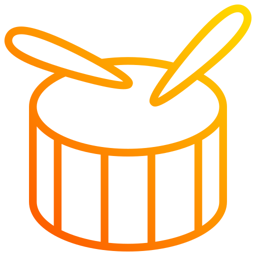 tambor Generic gradient outline icono