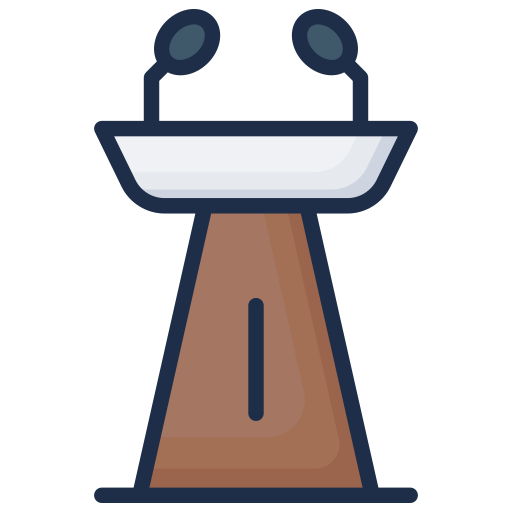 Lectern Generic color lineal-color icon