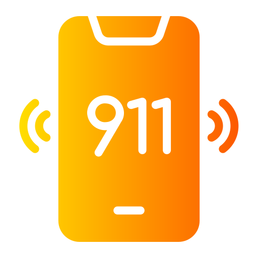 911 call Generic gradient fill icon