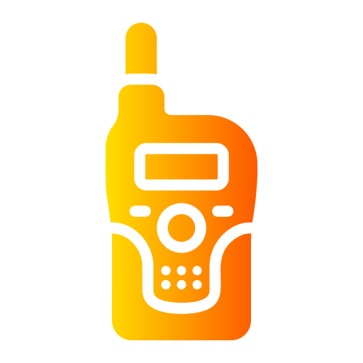 Walkie talkie Generic gradient fill icon