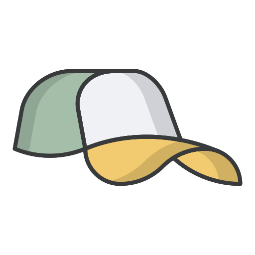 Baseball cap edt.im Lineal color icon