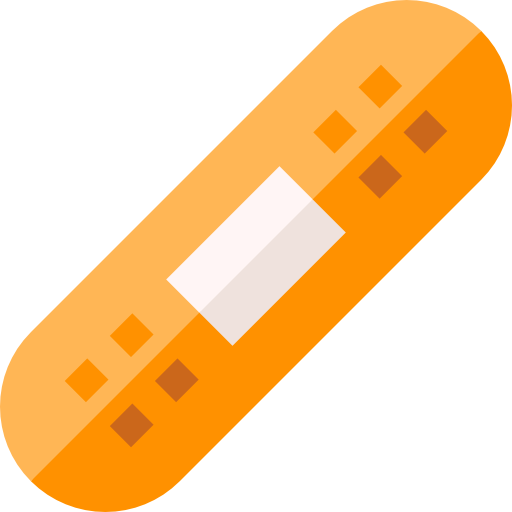 bandage Basic Straight Flat icon