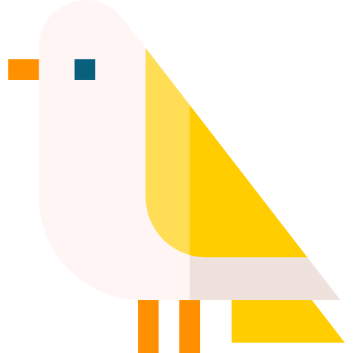 鳥 Basic Straight Flat icon