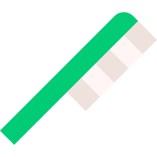 zahnbürste Basic Straight Flat icon