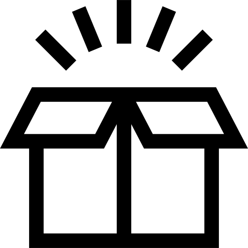 caixa Basic Straight Lineal Ícone