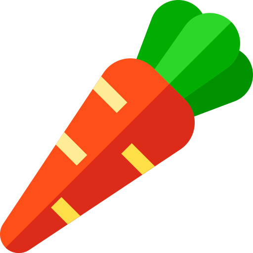 wortel Basic Straight Flat icoon