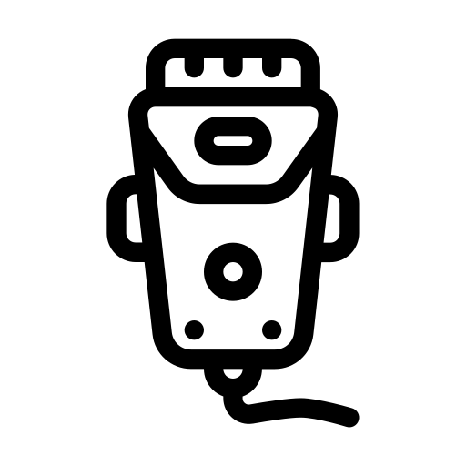 수염 다듬기 Generic black outline icon