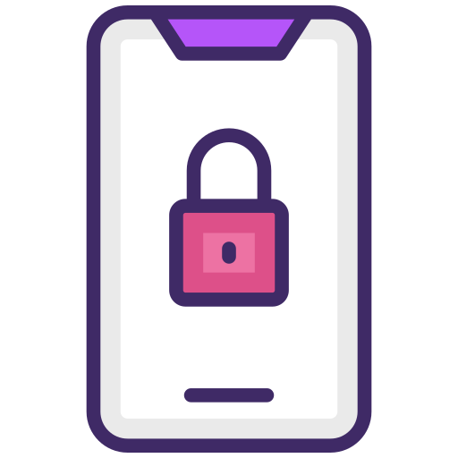 sicurezza mobile Generic color lineal-color icona