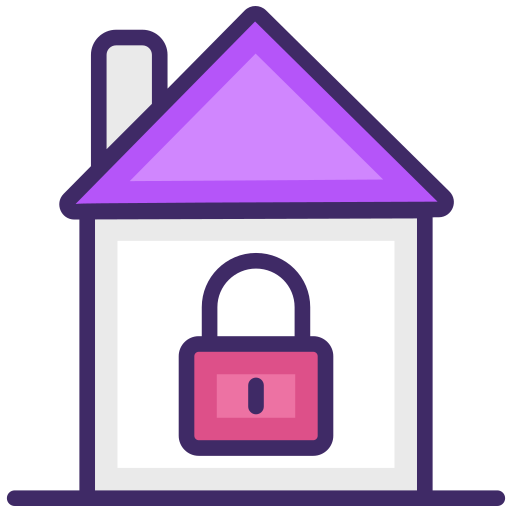 홈 보안 Generic color lineal-color icon