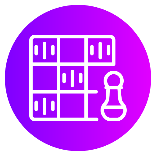 schaakbord Generic gradient fill icoon
