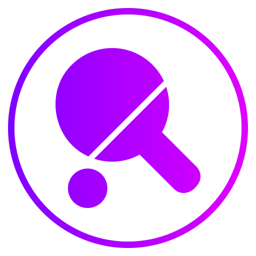 Ping pong Generic gradient fill icon
