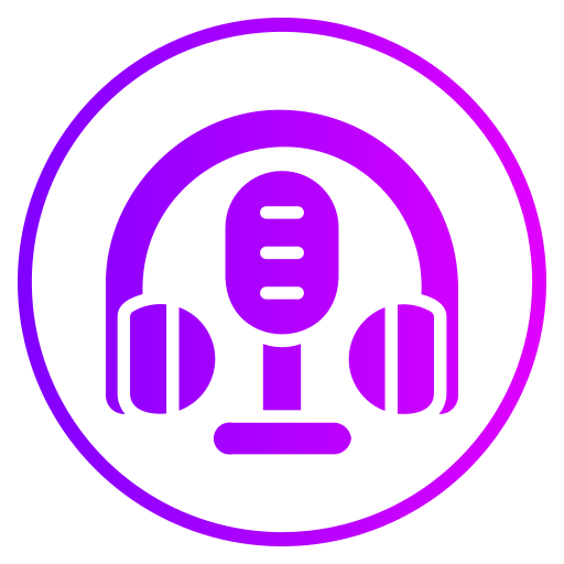 podcast Generic gradient fill icoon