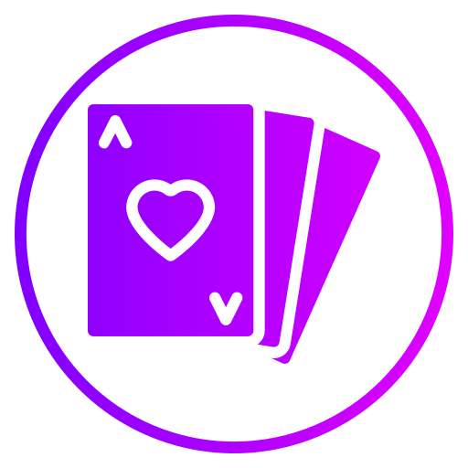carte da poker Generic gradient fill icona
