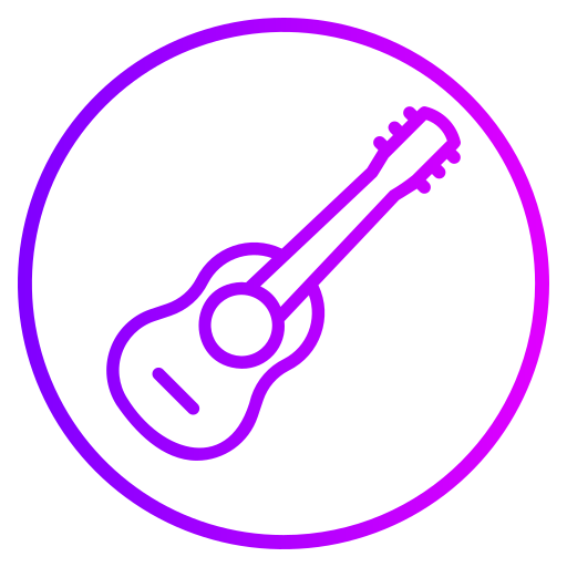 Guitar Generic gradient outline icon