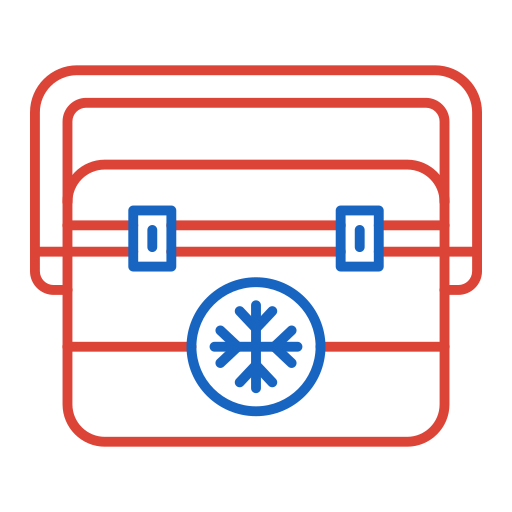 tragbarer kühlschrank Generic color outline icon