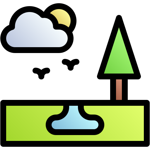 naturaleza Generic gradient lineal-color icono