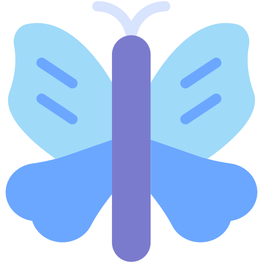 나비 Generic color fill icon