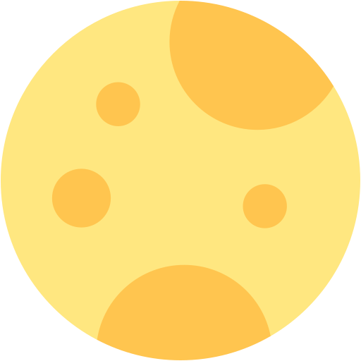 Full moon Generic color fill icon