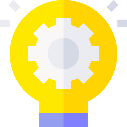 innovación Basic Straight Flat icono