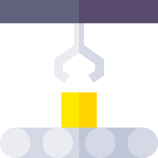 Robotics Basic Straight Flat icon