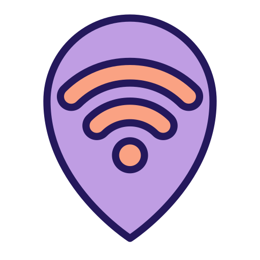 wi-fi gratis Generic gradient lineal-color icono