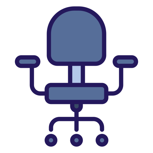 silla de oficina Generic gradient lineal-color icono
