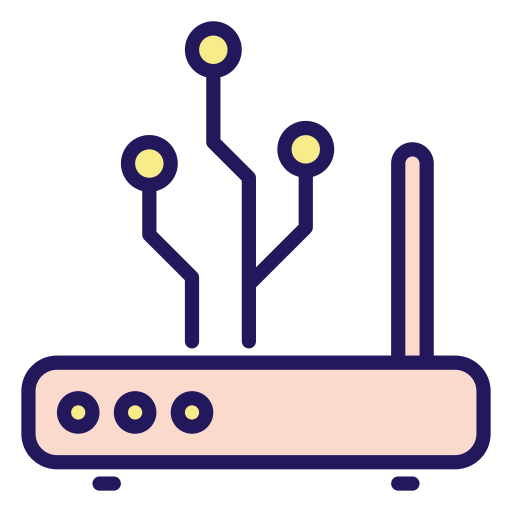 router Generic gradient lineal-color icon