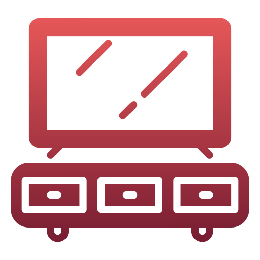 tv-tafel Generic gradient fill icoon