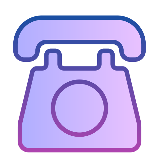 電話 Generic gradient lineal-color icon