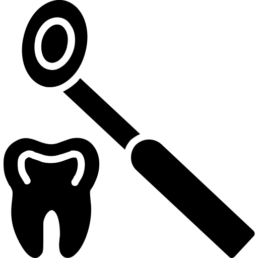 치과 거울 Generic black fill icon