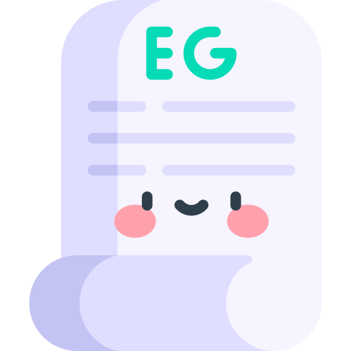 Document Kawaii Flat icon