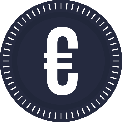 euro Generic color fill icono