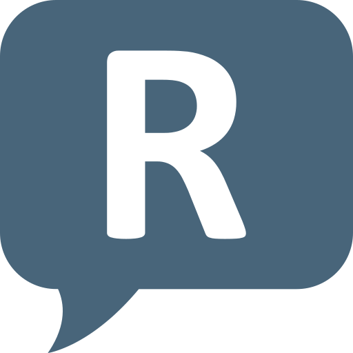 lettera r Generic color fill icona