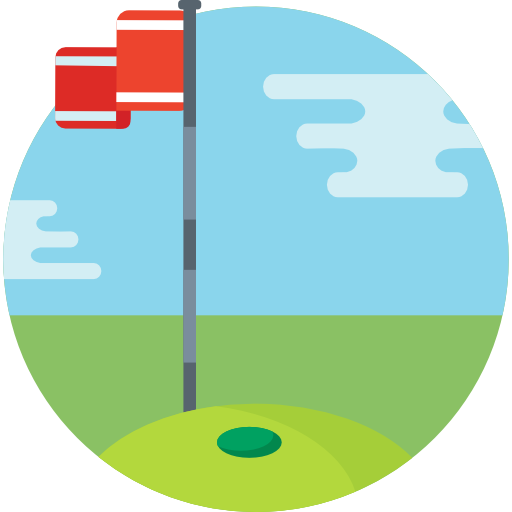 ゴルフ Detailed Flat Circular Flat icon