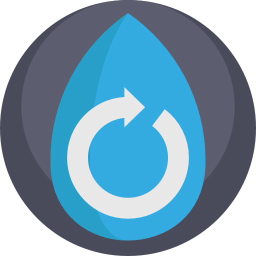 Cycle of water Detailed Flat Circular Flat icon