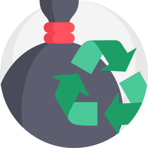 recyclingbeutel Detailed Flat Circular Flat icon