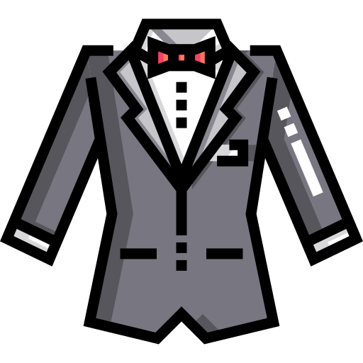 Suit Detailed Straight Lineal color icon