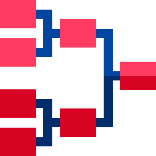 Éliminatoires Basic Straight Flat Icône