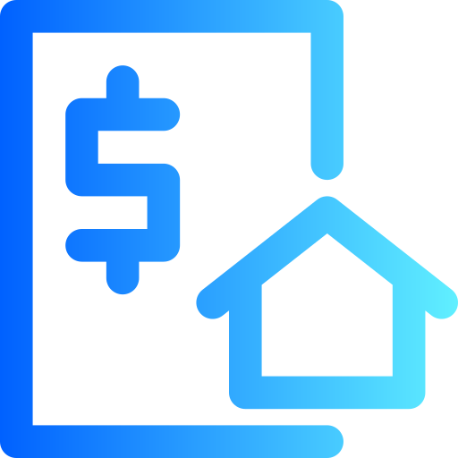 hipoteca Generic gradient outline icono