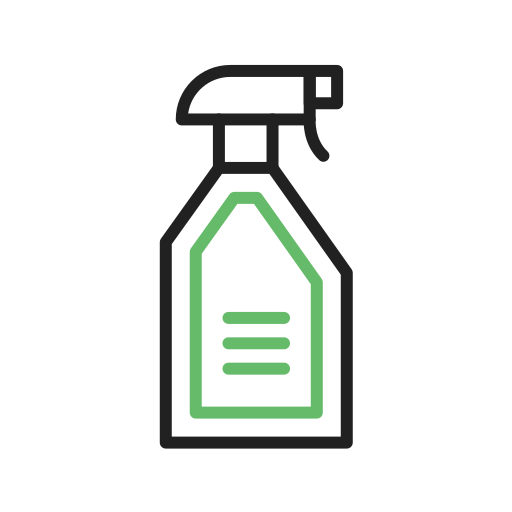 botella de spray Generic black outline icono