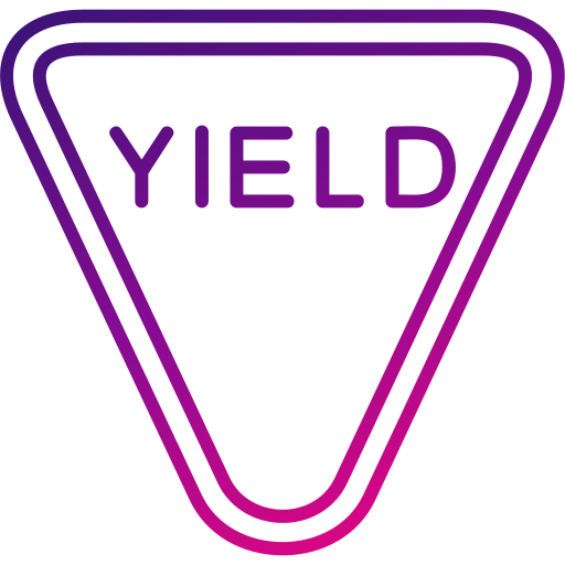 Yield Generic gradient outline icon